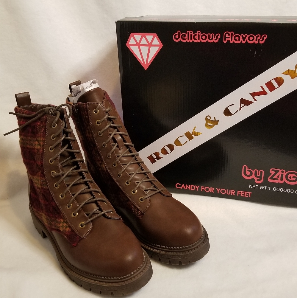 Rock & Candy Women's Max Plaid Booties blend Rugged Charm And Everyday C…
